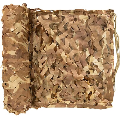 #ad 13 26Ft Military Woodland Camouflage Netting Cutable Camo Net Camping Hunting