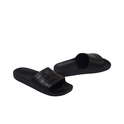 #ad Adidas Men#x27;s Adilette Aqua Slide Sandals Black #F35550 Size 13