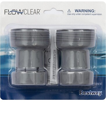 #ad #ad Bestway Flowclear above Ground Filter Pump Pool Hose Adapter Diam 1.5” To 1.25”
