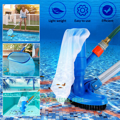 #ad #ad Swimming Pool Spa Suction Vacuum Head Cleaner Cleaning Kit Pool Accessories Tool