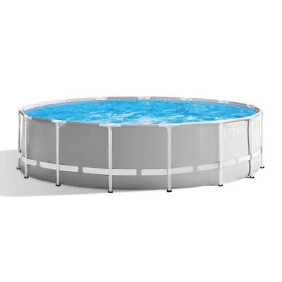 #ad Intex Hard Sided Pools 48quot;X48quot;X15#x27; Up To 6 Adults Cover Filter Unit Ladder
