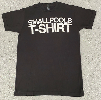 Small Pools Band Shirt Adult Small Black Concert Tour Pop Music Mens T Shirt EUC