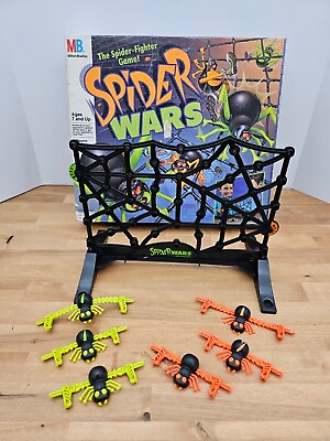 #ad Spider Wars 1988 Milton Bradley Used Board Game