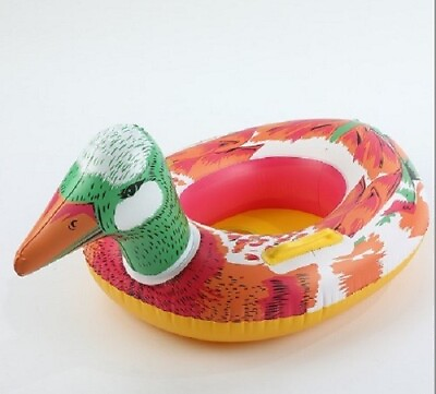 New ducky baby toddler kids Swimming inflatable pool floats raft Tube ring Toy