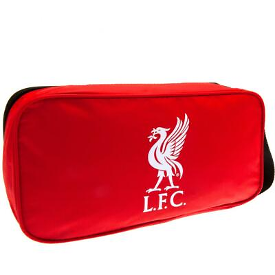 #ad Liverpool FC Bootbag Kids LFC PE Kit Bag Burgundy Blue Shoebag Swimming Kit
