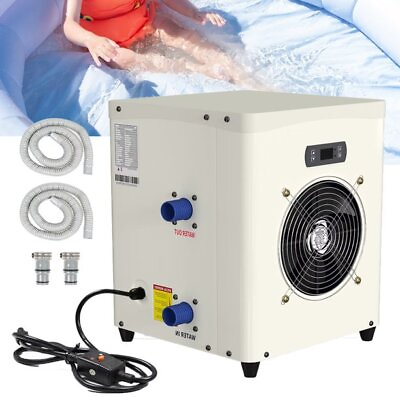 #ad #ad Above Ground Pool Heater with Titanium Heat Exchanger110V 60HZ Mini Heat Pump