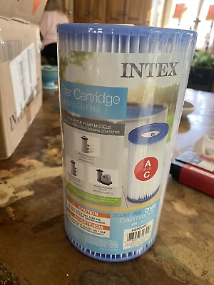 #ad Lot Of 6 Intex Swimming Pool Type A or C Filter System Replacement Cartridges