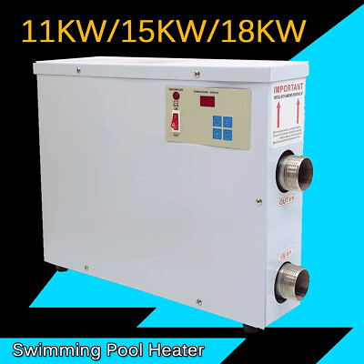 Electric Swimming Pool Thermostat SPA Hot Tub Water Heater 11 15 18KW 220V