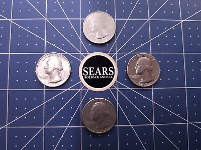 #ad Sears Sticker quot;White Letteringquot; Edition. 3pcs