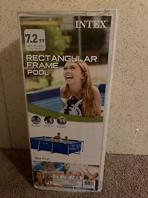 #ad 🔥🌊 Intex 86in x 23in Rectangular Frame Above Ground Swimming Pool 🌊Ships Fast