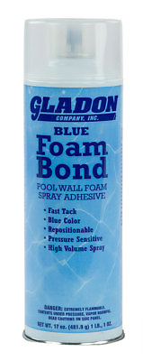 Above Ground amp; In Ground Swimming Pool Spray Adhesive For Wall Foam 17oz