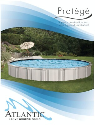 #ad 15 x 30 protégé oval aluminum swimming pool inground