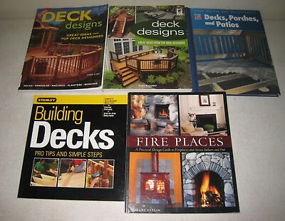 #ad Lot Six Deck Patio Building Backyard Designs Ideas Fireplaces Books Time Life
