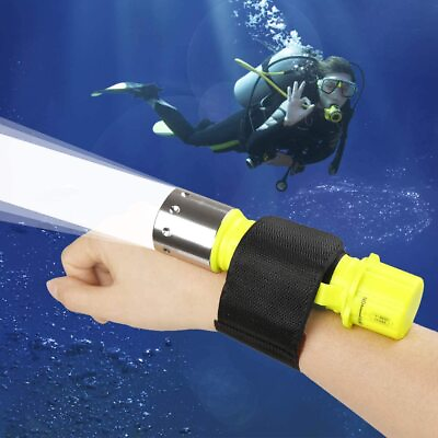 Professional Diving Flashlight Super Bright LED Diving Swimming Light Underwater