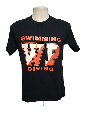 #ad William Paterson University Swimming and Diving Adult Small Black TShirt