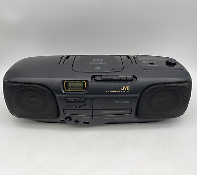 Vintage JVC Portable System RC X320 AM FM Cassette Tape CD Player Boombox *READ*