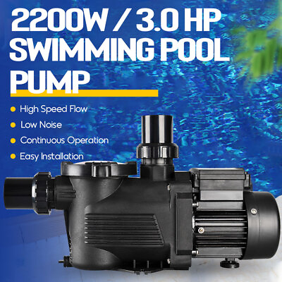 3.0 HP For Hayward Swimming Pool Pump Motor w Strainer Generic In Above Ground