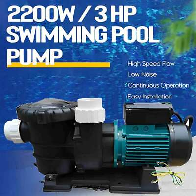#ad 3.0HP Pool Pump10038GPH Above Ground Inground Swimming Pool Water Pump US STOCK
