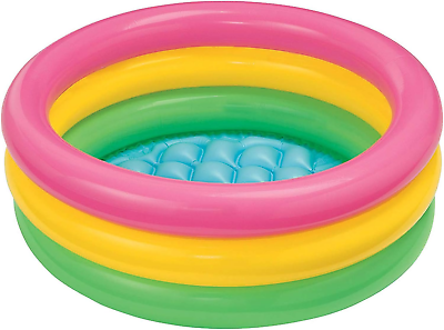 #ad Sunset Glow Baby Pool 34 in X 10 In Baby Playtime Slash Summer Pool NEW 2024