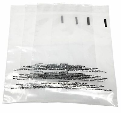 Pick Size amp; Quantity Resealable Suffocation Warning Poly Bags Amazon FBA