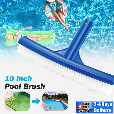 #ad 10 inch Swimming Pool Brush Head Nylon Bristles Spa Cleaner Cleaning Pond Brush