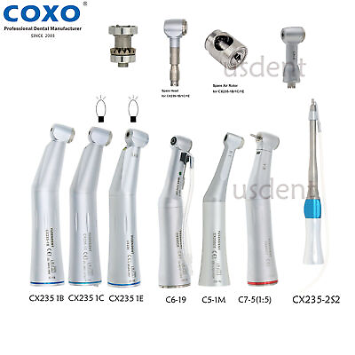 #ad COXO Dental Implant Fiber Optic Contra Angle Low Speed Handpiece 4:1 6:1 20:1