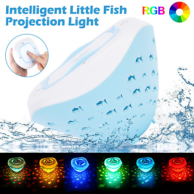 #ad Floating Underwater Lights LED Disco Light Glow Show Swimming Pool Tub Spa Lamp