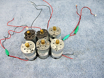 #ad YFM31SYT001 1 Electric DC motors 6V 24V Used Excellent condition 6 ea Toys SML1