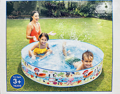#ad INTEX Beach Days Snapset Instant Kids Childrens 60quot; Round Swimming Pool 56451EP
