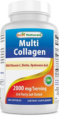 Best Naturals Multi Collagen Pills 2000mg 180 capsules
