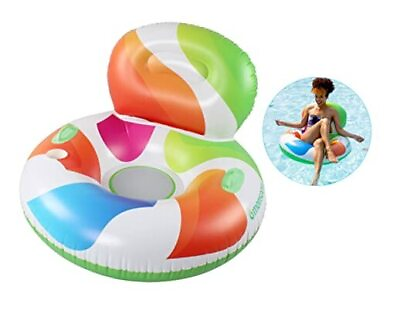 #ad Fiesta Inflatable Pool Floats Adults 36quot; Float River Raft Swimming Lounger