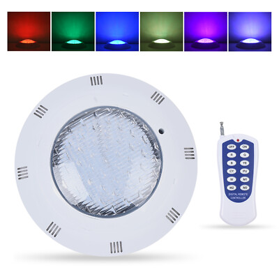 #ad #ad Swimming Pool Light Underwater SPA 12V RGB LED Waterproof Lamp w Remote Control