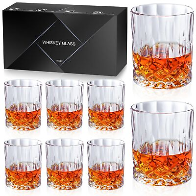 #ad Double Old Fashioned Glasses Waterford Markham Scotch Whiskey Crystal Set of 8