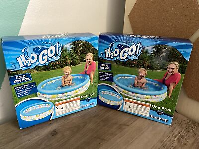 #ad #ad Set of 2 Kids Swimming Pool 40quot; Coral Fish 27 gal H2O GO Child Ages 2 amp; UP Comb