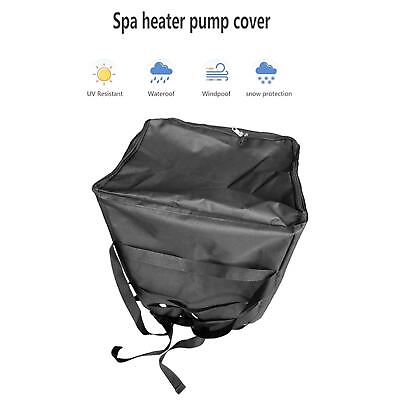 #ad Heater Pump Cover Pool Heat Pump Cover Dustproof Zipper Closure Pool Equipment