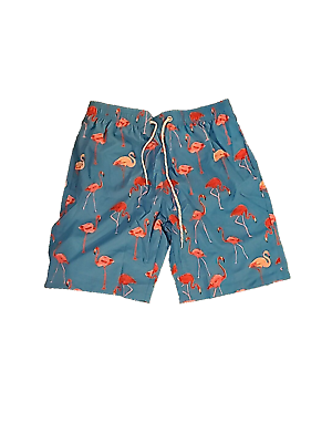 #ad Eletop Men#x27;s Swim Trunks Flamingo Print Swimwear