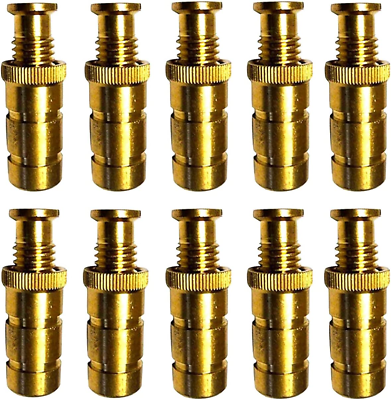 10 Pack Brass Pool Cover Anchors for Concrete amp; Pavers Universal Size