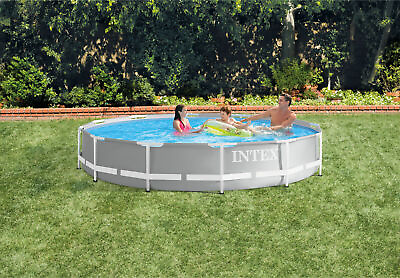 #ad Intex 12#x27; X 30quot; Prism Frame Swimming Pool with 530 GPH Filter Pump 26711EH