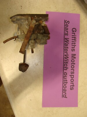 #ad 1930#x27; 40#x27;s Sears Water Witch outboard motor 571.14 carb carburetor