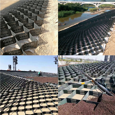 Roadbed Reinforcement Grass Planting HDPE Ground Geocell Permeable Pavers