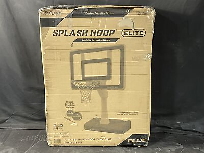 #ad #ad GoSports ELITE Splash Hoop Pool Side Basketball Hoop w Water Weighted Base New