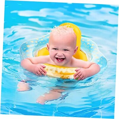 #ad Zooawa Baby Swimming Floats for Pool with Safety SeatInfant Baby Pool Yellow S