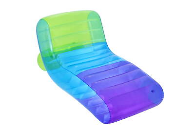 #ad Multicolor Gradient Chaise Lounge Pool Float