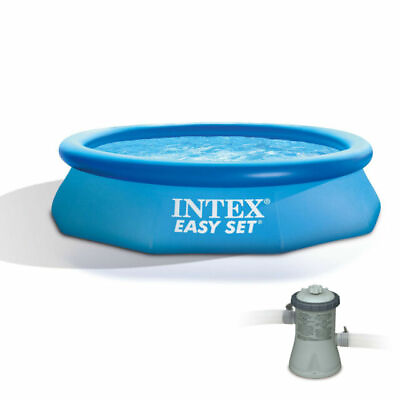 #ad Intex 10 ft. x 30 inch Easy Set Above Ground Inflatable Family Swimming Pool...