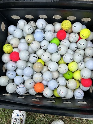 #ad Assorted Hitaway Practice Recycled Used Golf Balls Color Mix 100 Count