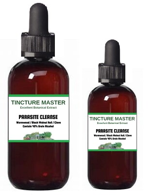 Best Parasite Cleanse Tincture Extract:WormwoodBlack Walnut HullClove