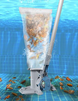 #ad KOKIDO 2023 Rechargeable Pool Leaf Vacuum with Pole 5X Suction Deep Clean ...