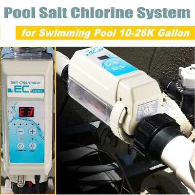 #ad Salt Water System for Up To 26K Gallon Above Ground Pool For intex Swimming Pool