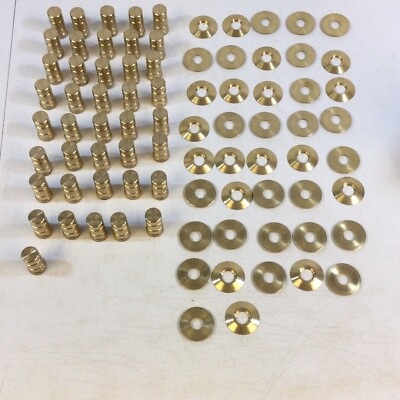#ad Bargain Brass Gold Round Poolzilla Pool Safety Cover Brass Anchors 50 Pack Used
