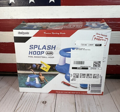 #ad GoSports Splash Hoop 360 Floating Pool Basketball Game Includes Hoop amp; 2 Balls